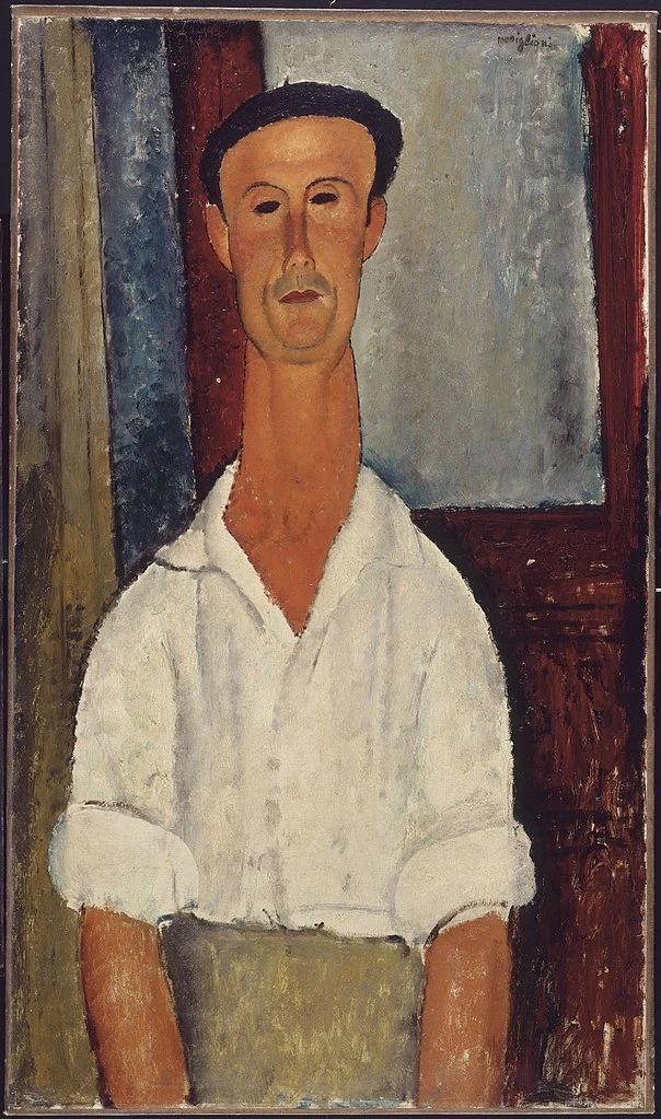 Amedeo Modigliani - 145, Ritratto di Gaston Modot, Centro Georges Pompidou, Parigi